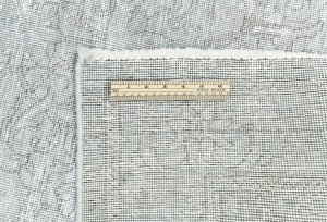 Antique Muted Beige Floral 4X6 Distressed Vintage Oriental Rug
