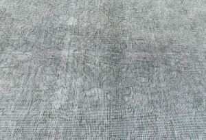 Antique Muted Beige Floral 4X6 Distressed Vintage Oriental Rug