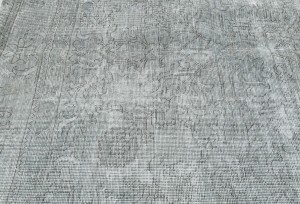 Antique Muted Beige Floral 4X6 Distressed Vintage Oriental Rug