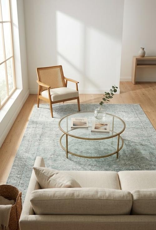 Blue-gray Antique Overdyed Traditional 5X9 Distressed Vintage Oriental Rug