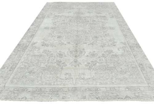 Antique Floral Traditional 6X9 Distressed Vintage Oriental Rug