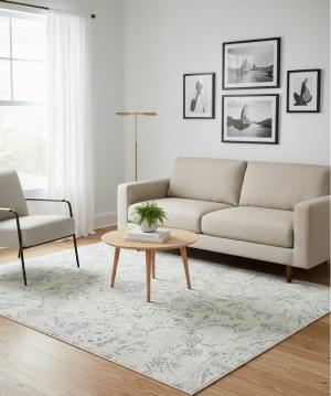 Antique Floral Traditional 6'5X9'2 Distressed Vintage Oriental Rug