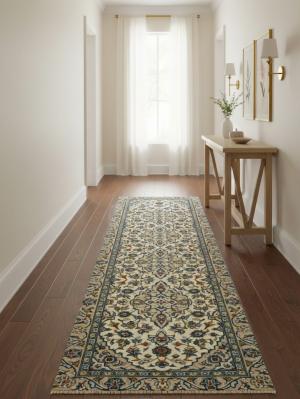 Semi Antique Floral Tribal 3X9 Vintage Oriental Runner Rug