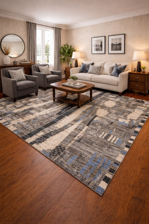 Multicolored Tribal Modern 8X10 Moroccan Style Oriental Rug