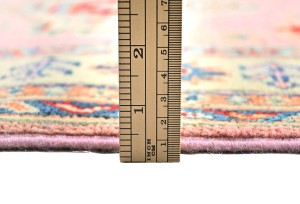 Pink Tribal Geometric 3X8 Kazak Pakistan Oriental Runner Rug