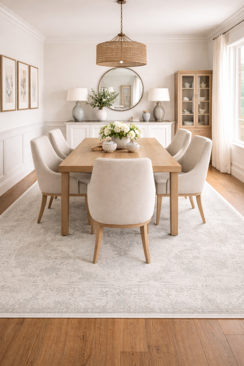 7'3 X 9'11 Hand Knotted Floral Antique Oriental Wool Rug