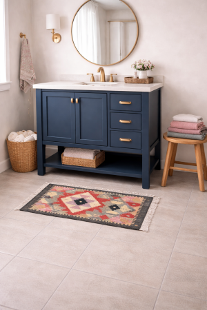 Multicolored Geometric Reversible 2X3 Kilim Oriental Rug