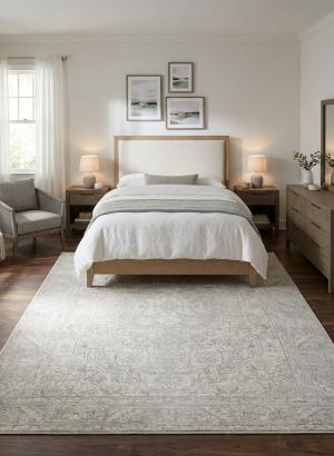 6'5 X 9'3 Hand Knotted Floral Antique Oriental Wool Rug