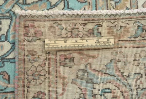 Semi Antique Muted Colors Floral 10X12'5 Distressed Vintage Oriental Rug