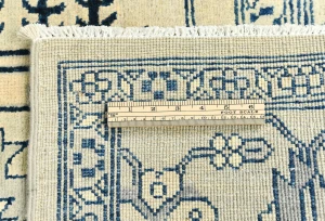 Greige Geometric Tribal 8X10 Heriz Serapi Pakistan Rug