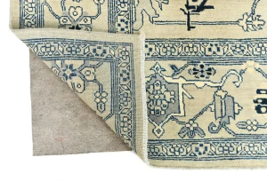 Greige Geometric Tribal 8X10 Heriz Serapi Pakistan Rug