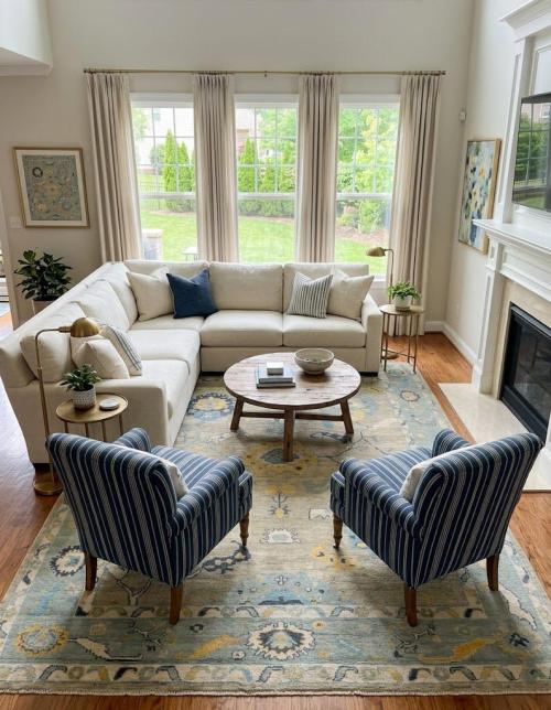 Muted Pastel Brown Transitional Floral 8X10 Oushak Oriental Rug