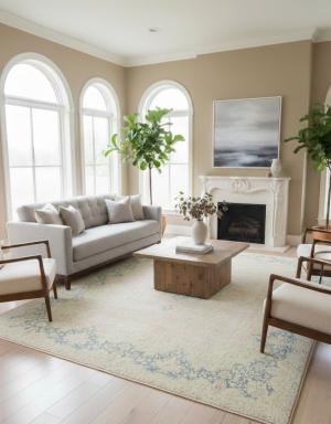 9'9 x 13'6 Hand Knotted Floral Antique Oriental Wool Rug