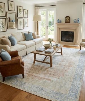 9'3 x 12'0 Hand Knotted Floral Antique Oriental Wool Rug