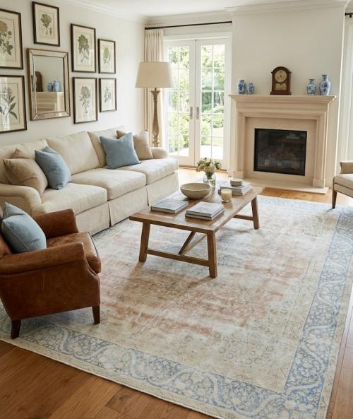 9'3 x 12'0 Hand Knotted Floral Antique Oriental Wool Rug