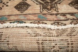 2'9 x 10'5 Hand Knotted Floral Vintage Oriental Runner Rug