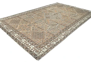 Semi Antique Muted Colors Tribal 6X10 Distressed Vintage Oriental Rug