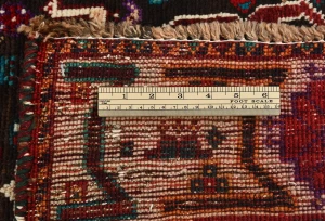 Vintage Red Tribal 6X9 Shiraz Persian Rug