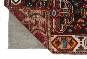 Vintage Red Tribal 6X9 Shiraz Persian Rug