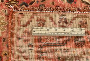 Semi Antique Red Tribal 5x8 Shiraz Persian Rug