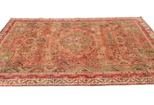 Semi Antique Red Tribal 5x8 Shiraz Persian Rug