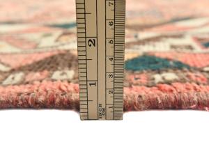 Semi Antique Muted Colors Tribal 7'4X9'4 Shiraz Persian Rug