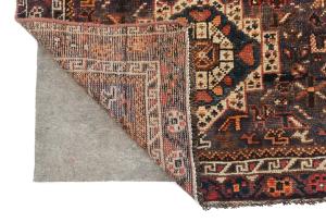 Semi Antique Muted Red Tribal 7x10 Shiraz Persian Rug