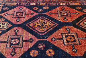 Vintage Red Tribal 5X10 Shiraz Persian Runner Rug