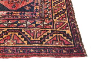 Vintage Red Tribal 5X10 Shiraz Persian Runner Rug