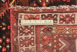 Vintage Red Tribal Geometric 7x10 Shiraz Persian Rug