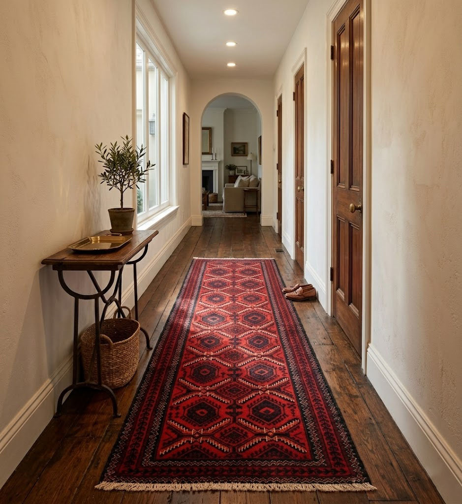 3'1 x 5'11 Hand Knotted Balouch Tribal Persian Wool Rug - Image 2