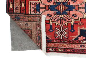 Vintage Red Tribal 3'7X9'10 Hamedan Persian Runner Rug
