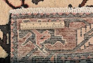 Vintage Cream Floral Tribal 5x8 Hamedan Persian Rug
