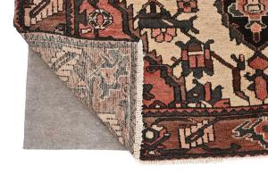 Vintage Cream Floral Tribal 5x8 Hamedan Persian Rug