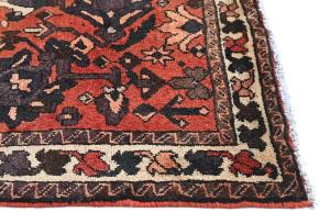 Vintage Red Tribal 5'6X6'9 Bakhtiari Persian Rug