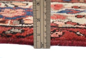 Vintage Light Red Floral Tribal 6X9 Hamedan Persian Rug