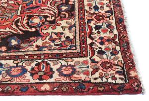 Vintage Light Red Floral Tribal 6X9 Hamedan Persian Rug