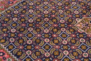 Vintage Light Red Traditional 5X9 Ardabil Persian Rug