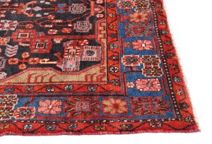 Vintage Tribal Plum 5X8 Nahavand Persian Rug