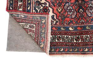 Vintage Light Red Floral Tribal 4'5 X 6'8 Hamedan Persian Rug