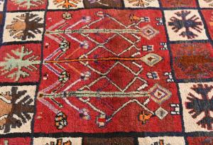 Vintage Multicolored Tribal 5X7 Shiraz Lori Persian Rug