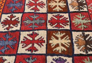 Vintage Multicolored Tribal 5X7 Shiraz Lori Persian Rug