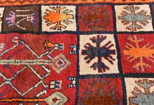 Vintage Multicolored Tribal 5X7 Shiraz Lori Persian Rug