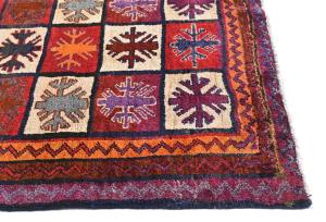 Vintage Multicolored Tribal 5X7 Shiraz Lori Persian Rug