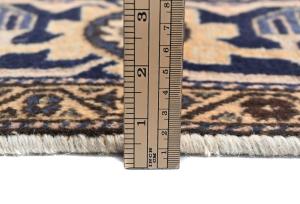 Vintage Cream Tribal Geometric 5X7 Tabriz Persian Rug