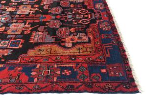 Vintage Tribal Plum 5X8 Nahavand Persian Rug
