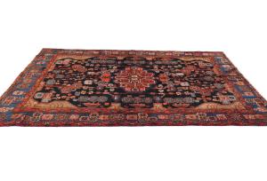 Vintage Tribal Plum 5X8 Nahavand Persian Rug
