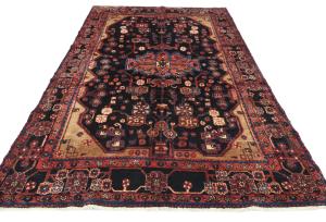 Vintage Tribal Plum 5X8 Nahavand Persian Rug