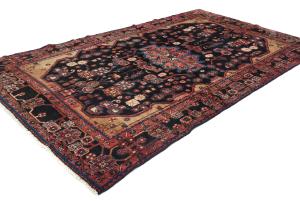 Vintage Tribal Plum 5X8 Nahavand Persian Rug