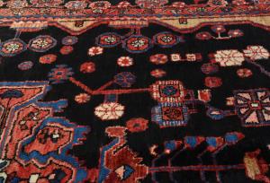 Vintage Tribal Plum 5X8 Nahavand Persian Rug